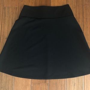 Apt.9 black knee length skater skirt